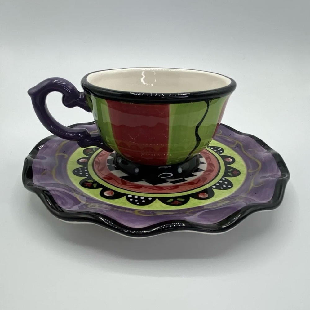 Sue Zipkin Certified International Cup & Saucer